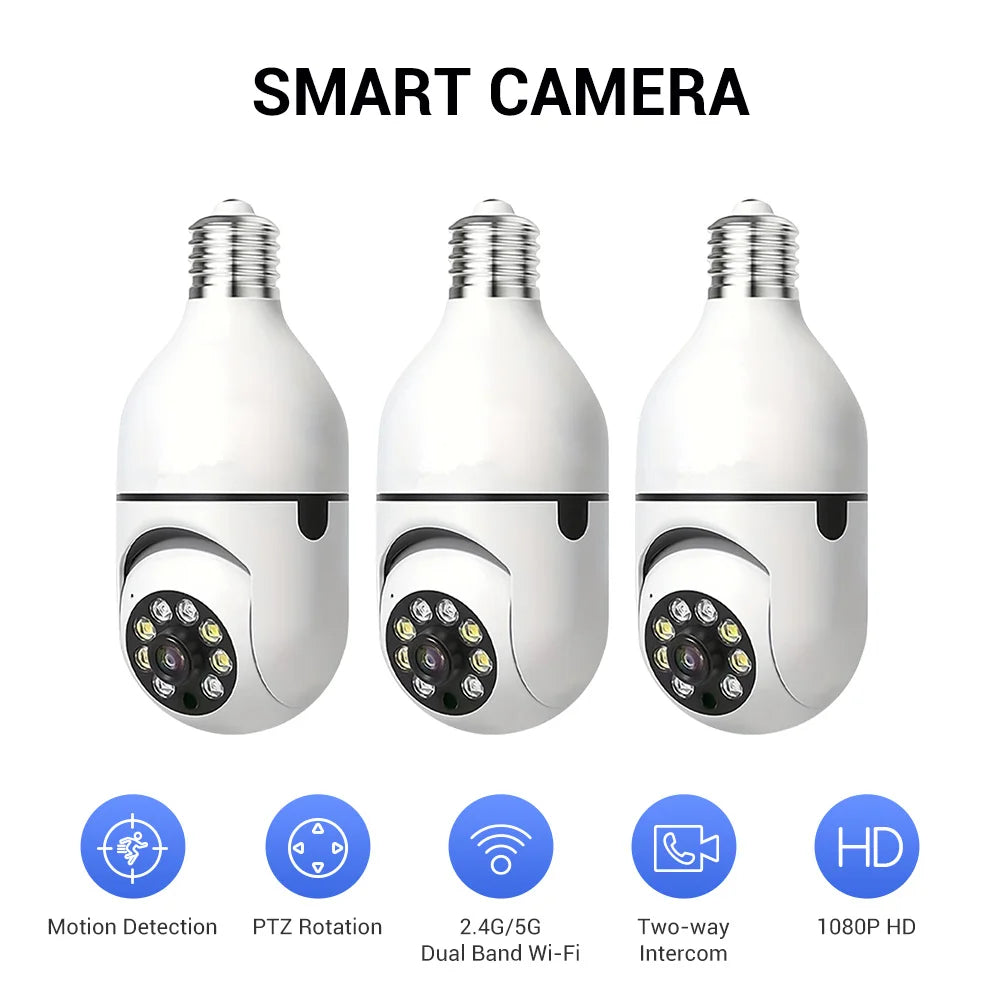 BoyKeep Outdoor Security Camera 5GHz Smart Bulb Socket