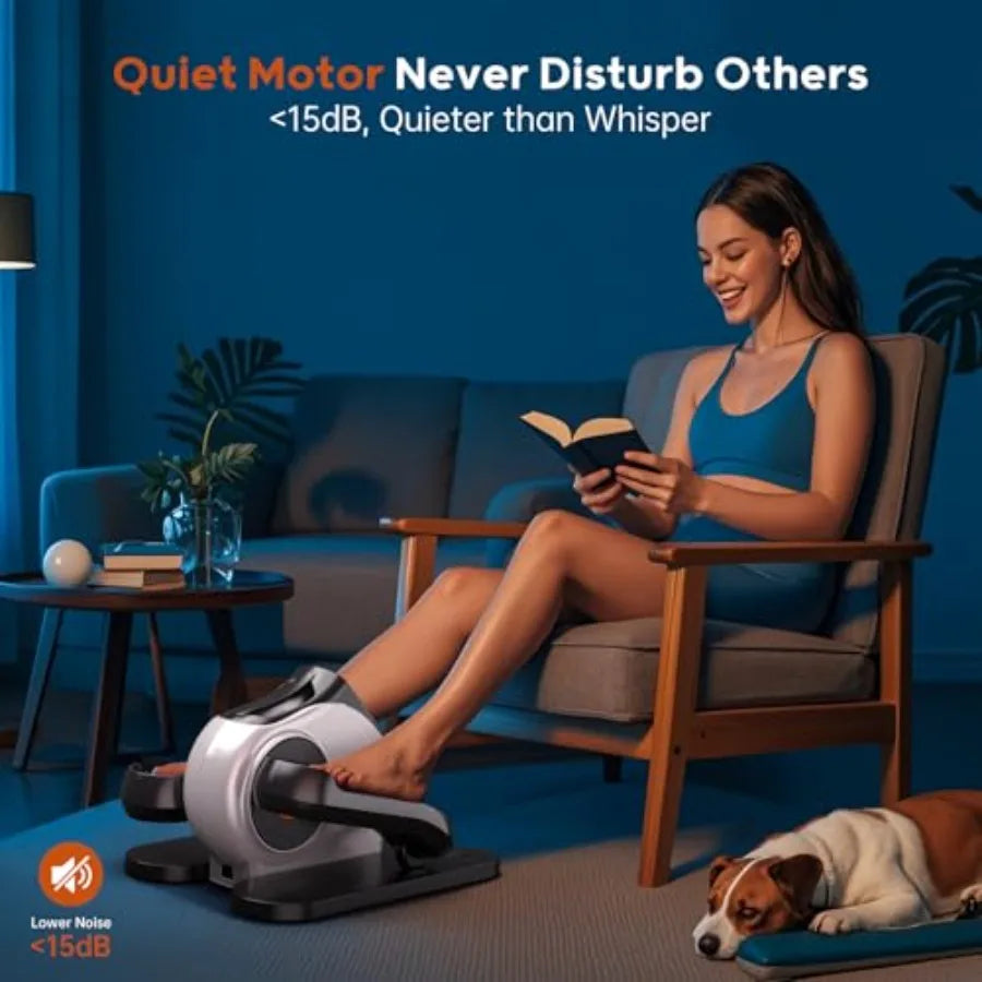 XMSJ Under Desk Elliptical For Seniors 2in1 Electric Leg Exerciser