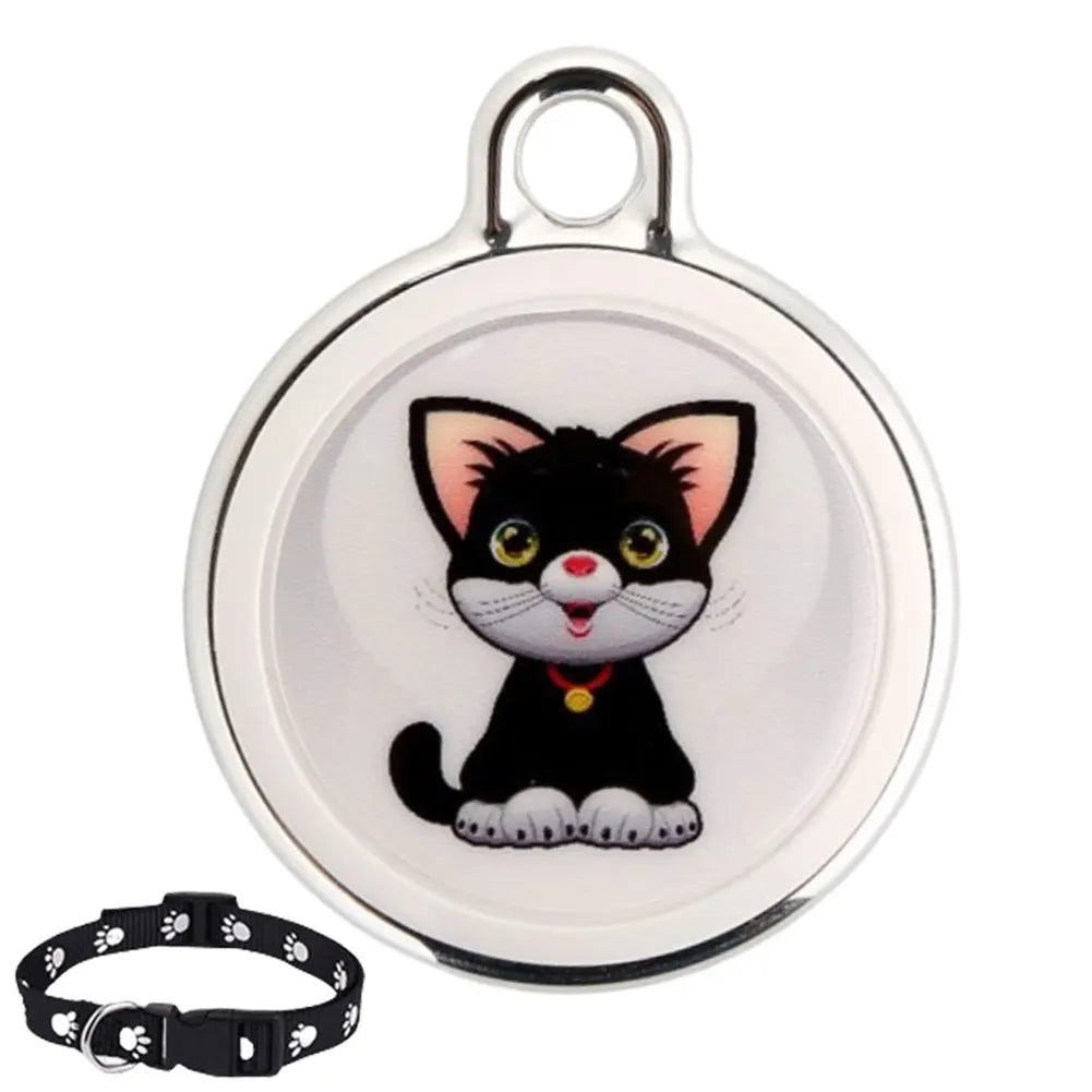 Smart Locator Bluetooth Compatible Real Time Tracking Dog Cat Collar Finder Device for Pets Kids Keychain Wallet and Luggage
