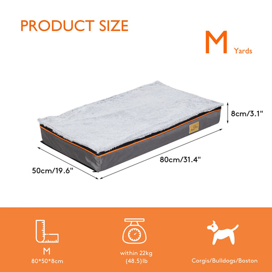 Dog Pet Bed Large Padded Orthopedic Foam Cushion Bed