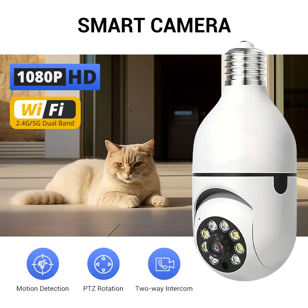 BoyKeep Outdoor Security Camera 5GHz Smart Bulb Socket
