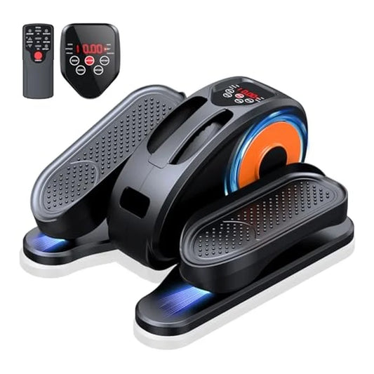 Under Desk Elliptical Machine Electric Pedal Exerciser Seniors Quiet Portable Leg Exercise Equipment