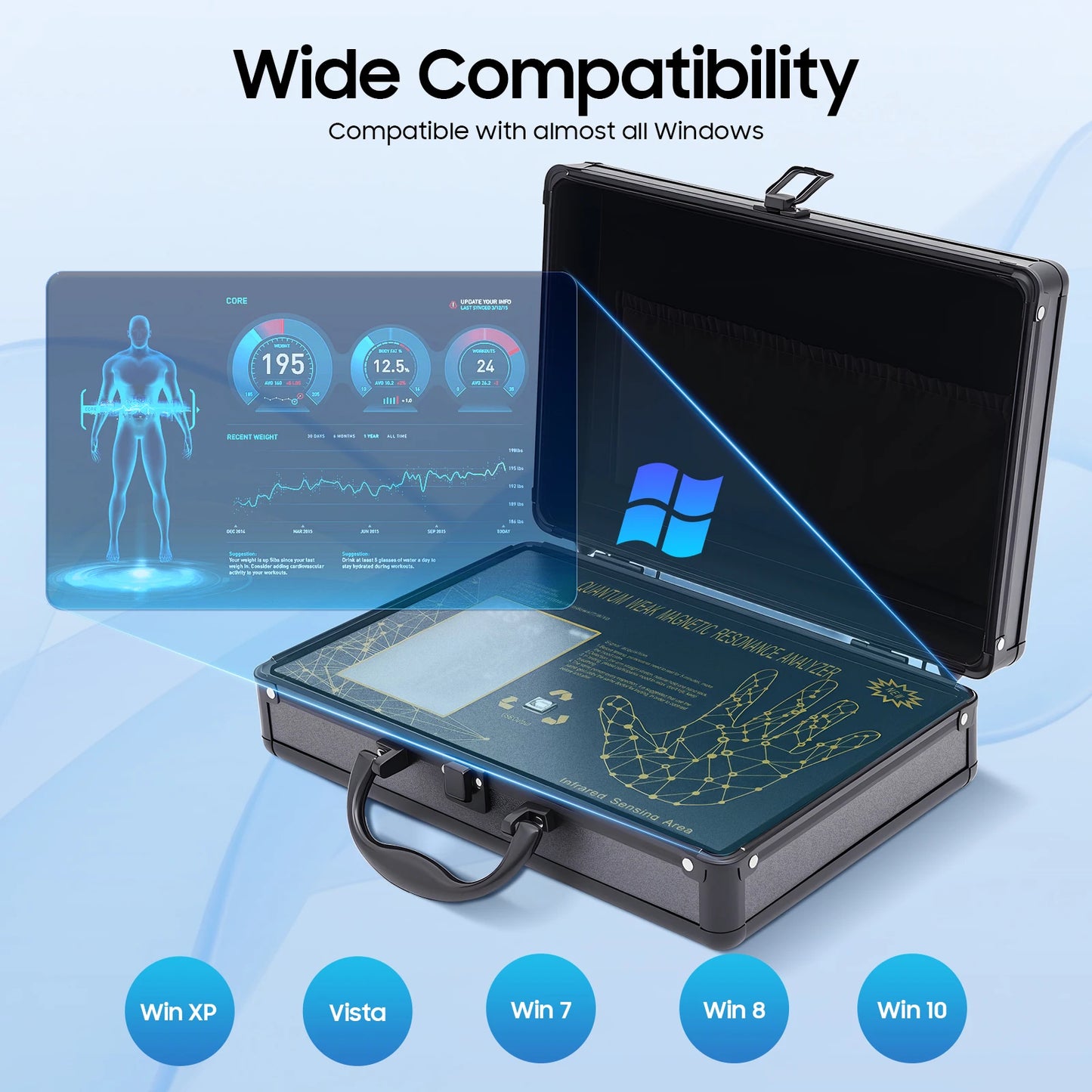 Bymaocar Quantum Analyzer Wide Compatibility Health Insight