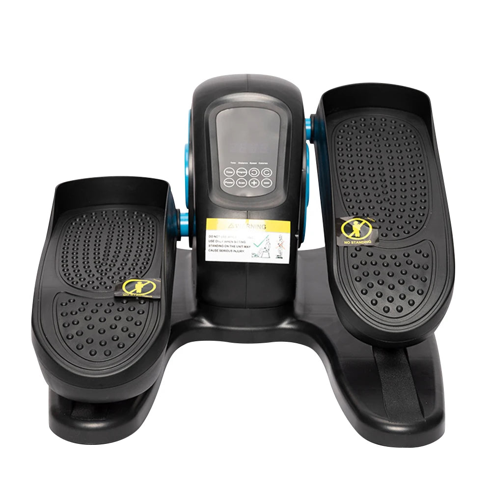 JSSUP Quiet Under Desk Elliptical Mini Bike With Adjustable Resistance