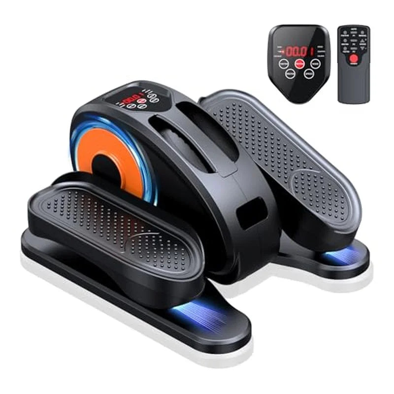 Under Desk Elliptical Machine Electric Pedal Exerciser Seniors Quiet Portable Leg Exercise Equipment
