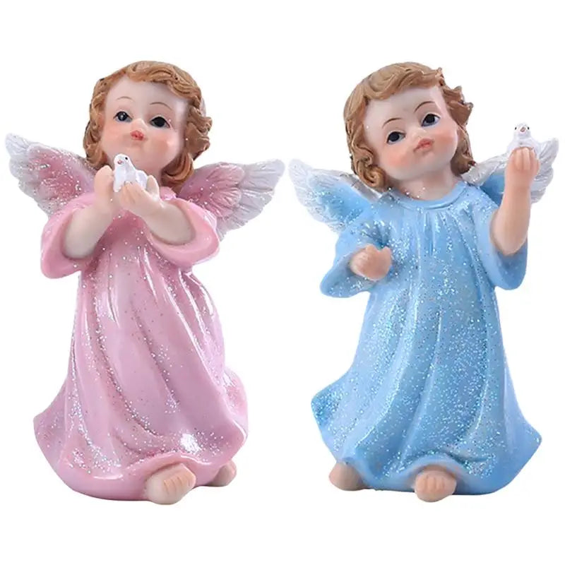 High Concerned Peace Dove Angel Figurines Resin Home Decor