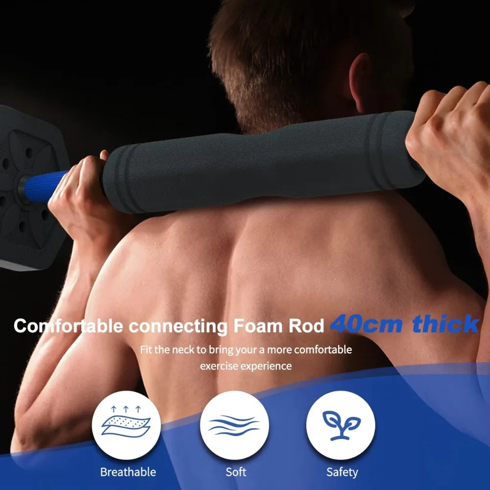 Adjustable Dumbbells Set 25 Lbs Free Weight Set with Connector 4 In 1 Dumbbells Used as Barbell Kettlebells Push Up Stand