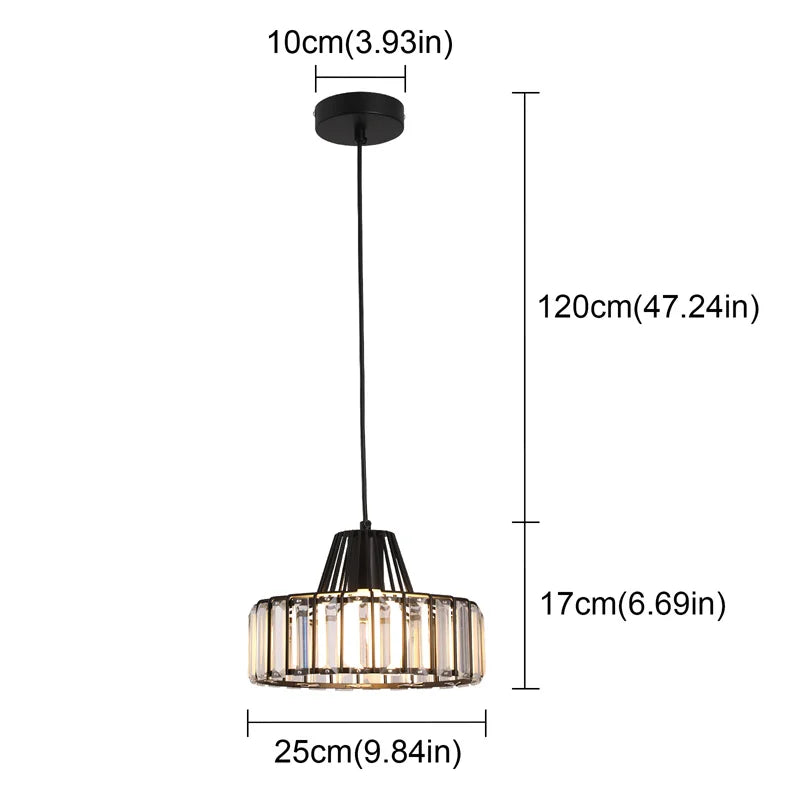 DeckricoCrystal  Chandelier Pendant Light For Kitchen