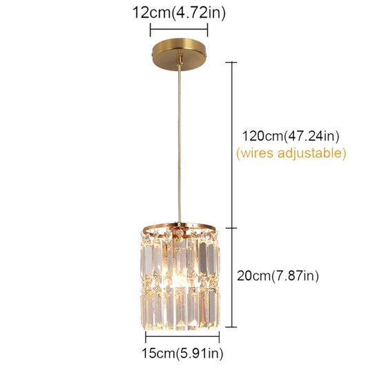 DeckricoCrystal  Chandelier Pendant Light For Kitchen