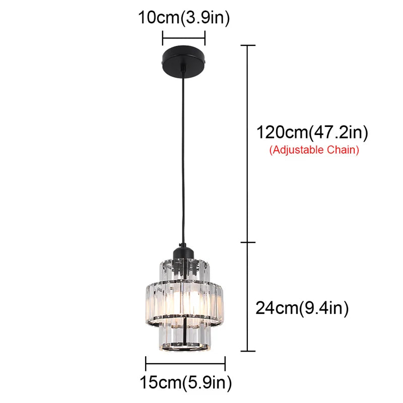 DeckricoCrystal  Chandelier Pendant Light For Kitchen