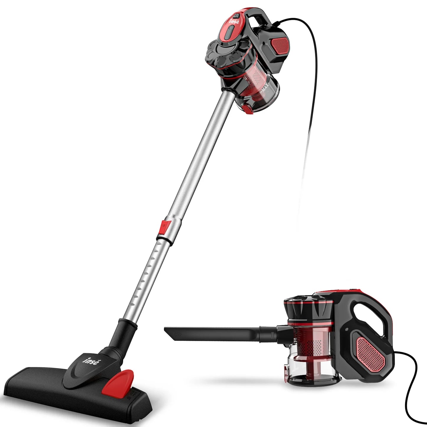 Vacuum Cleaner Corded INSE I5 18Kpa 600W Powerful Suction