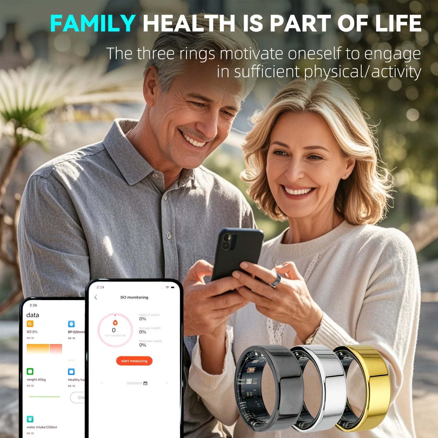 Odelettevcy Smart Ring Health Monitoring And Sleep Tracking