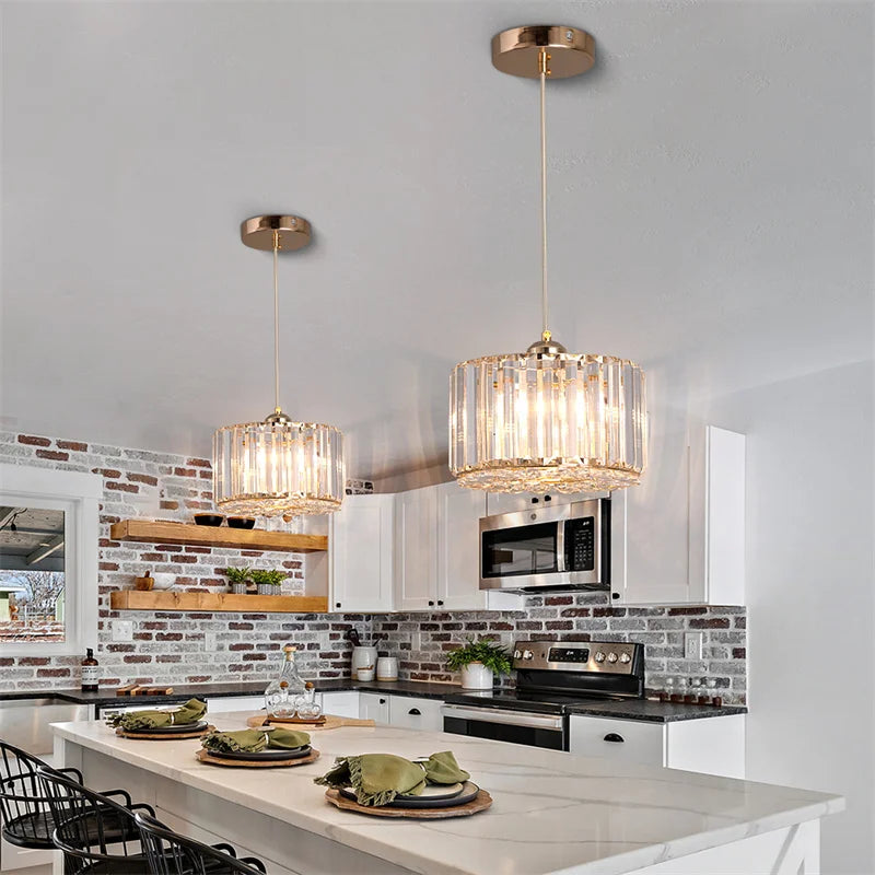 DeckricoCrystal  Chandelier Pendant Light For Kitchen