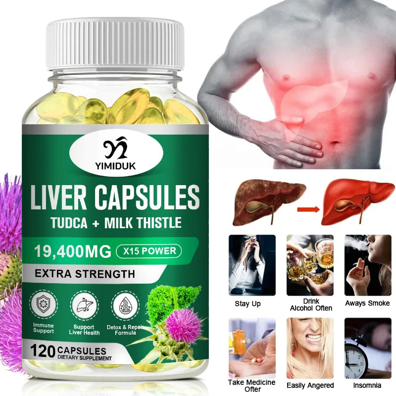 Yimiduk Pure Liver Supplement With Turmeric Beetroot For Fatty Liver