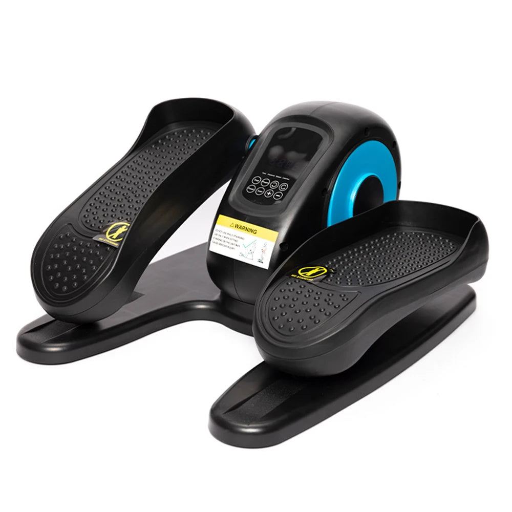 JSSUP Quiet Under Desk Elliptical Mini Bike With Adjustable Resistance