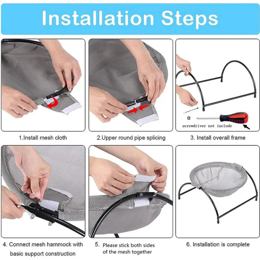 Cat Bed Pet Hammock Bed, Washable Comfortable Sofa Bed