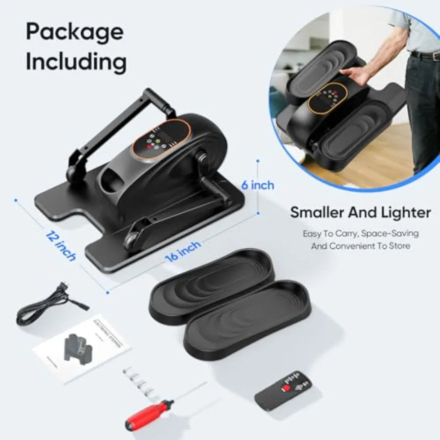 Electric Ellipse Leg Exerciser Under Desk Elliptical Machine Quiet Motor