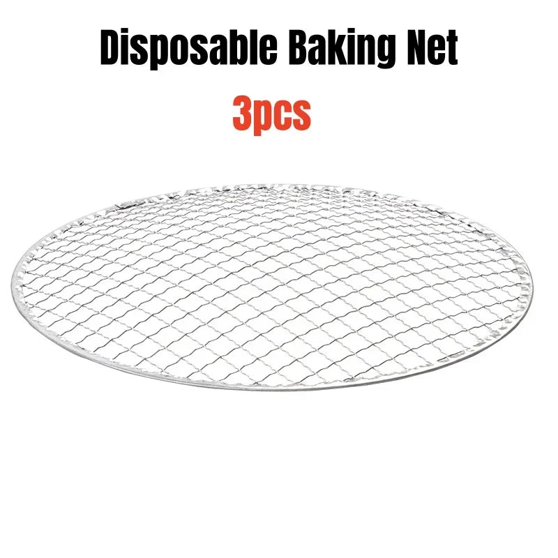 Vie Lente Portable Korean Charcoal Barbecue Grill Stainless Steel