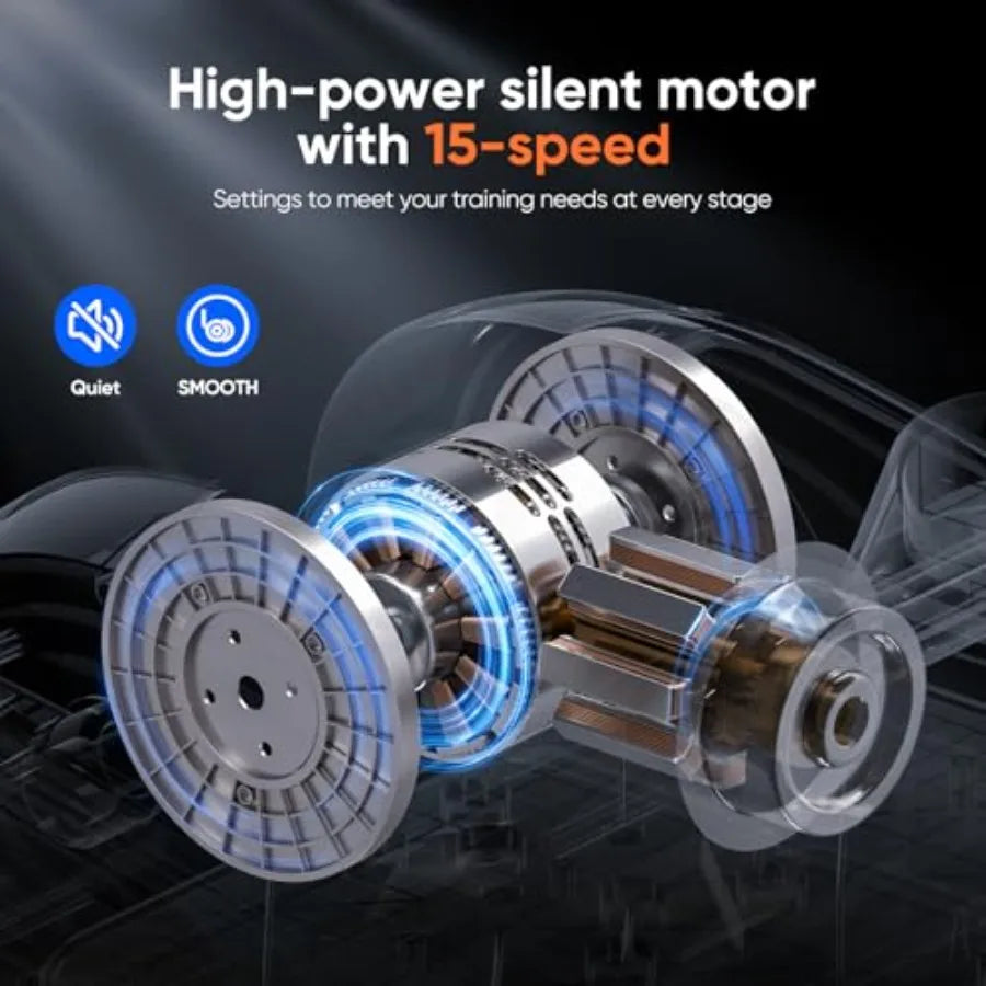 Electric Ellipse Leg Exerciser Under Desk Elliptical Machine Quiet Motor