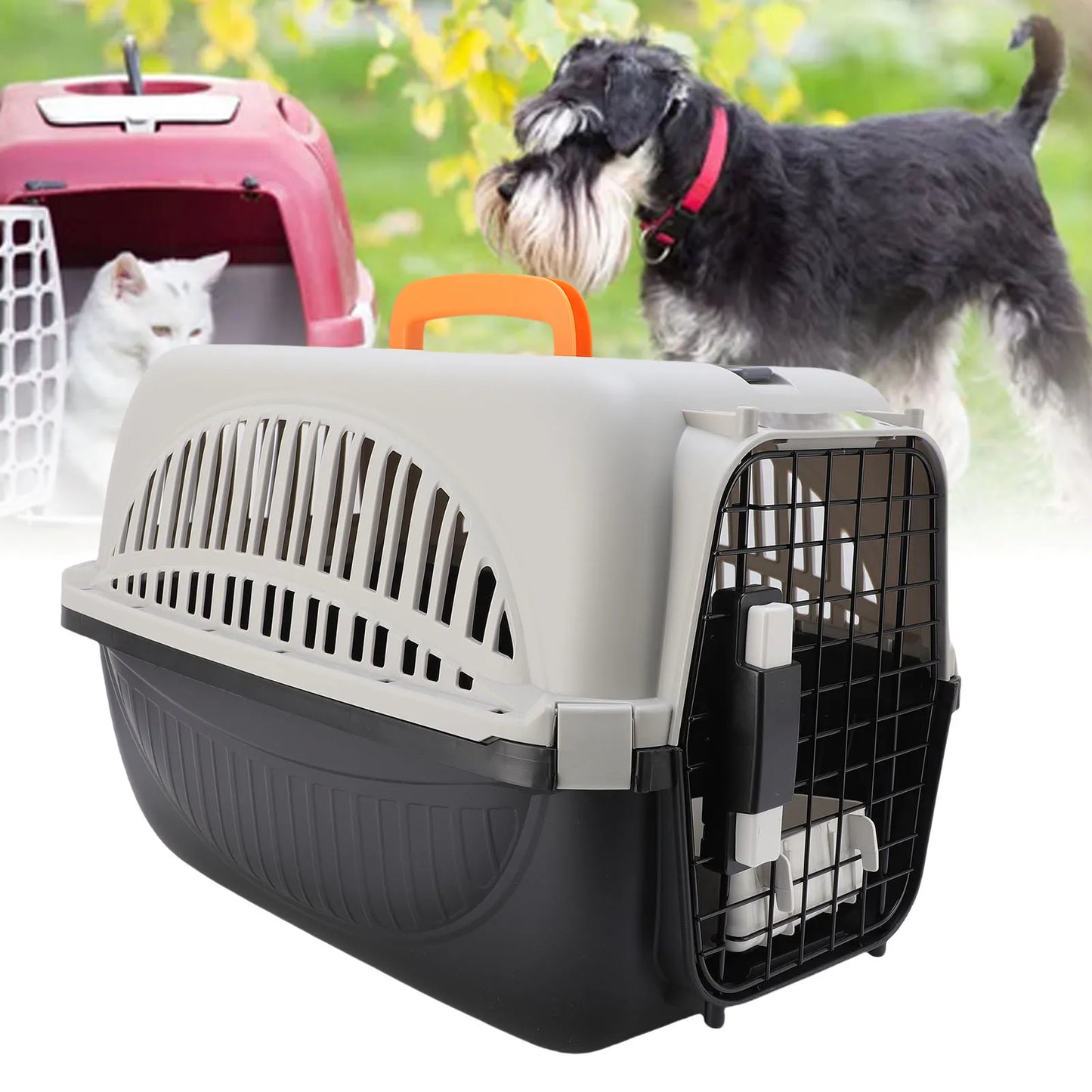 Other Plastic Pet Carrier With Ample Ventilation For Small Dogs